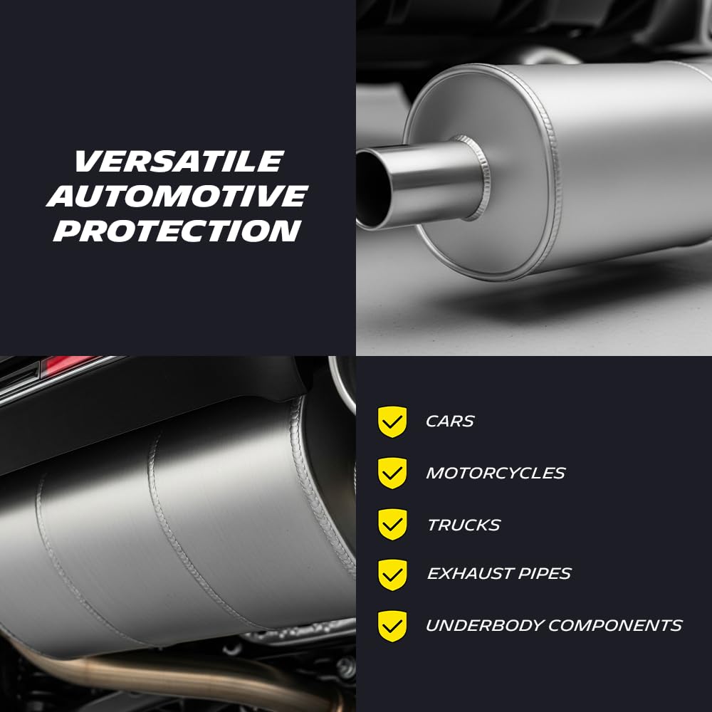 Zinc Based Silencer Coating Silver 400ml