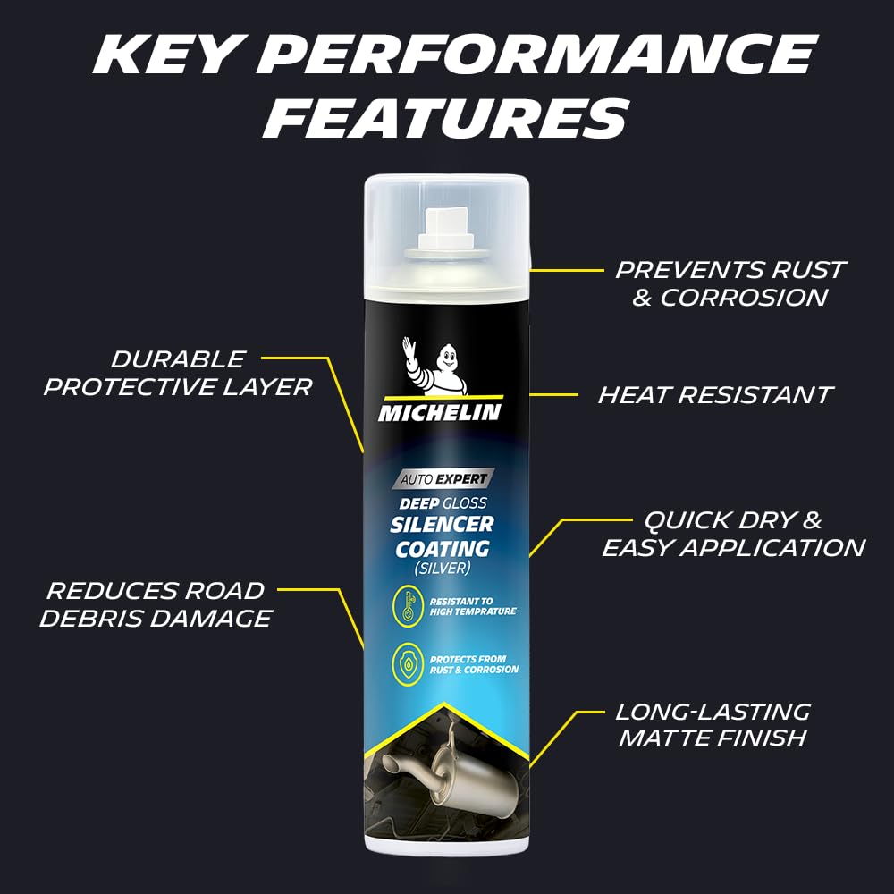 Zinc Based Silencer Coating Silver 400ml