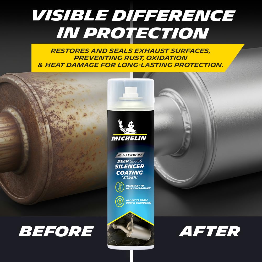 Zinc Based Silencer Coating Silver 400ml