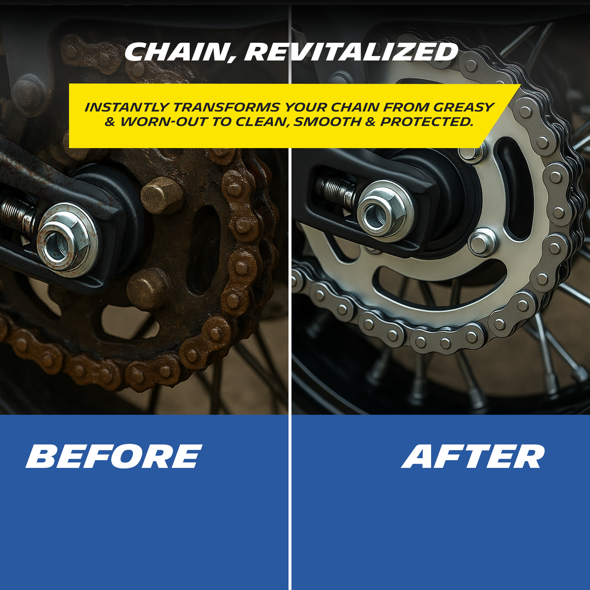 Chain Cleaner & Chain Lube 150 ml Combo