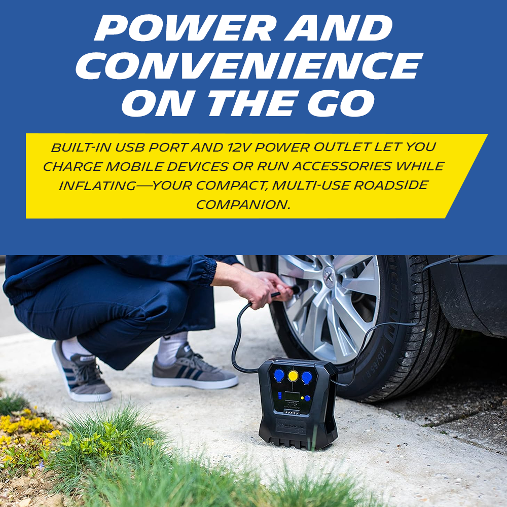 Programmable Fast Flow Digital Tyre Inflator