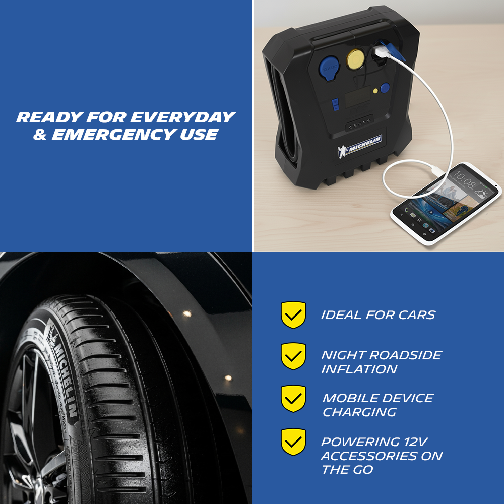 Programmable Fast Flow Digital Tyre Inflator