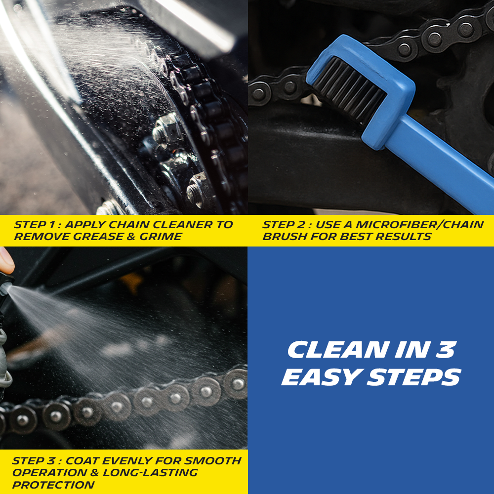 Chain Cleaner & Chain Lube 150 ml Combo