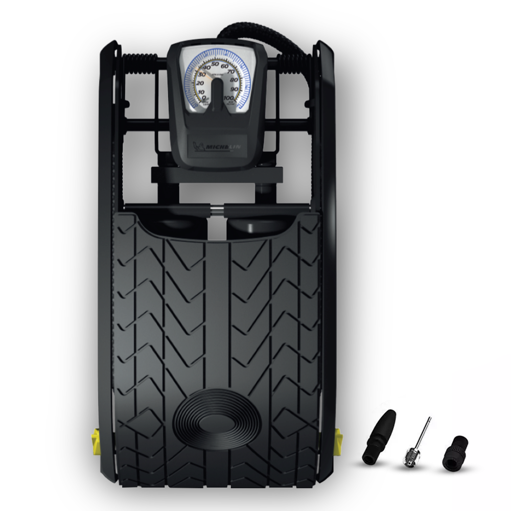 Double Barrel Foot Pump