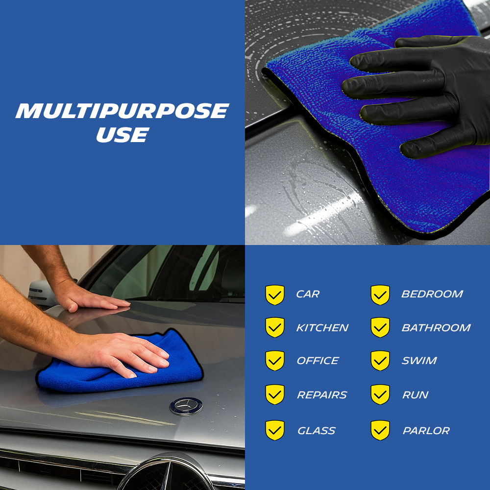 500 GSM 35 X 75 cms (1 Piece - Blue)
